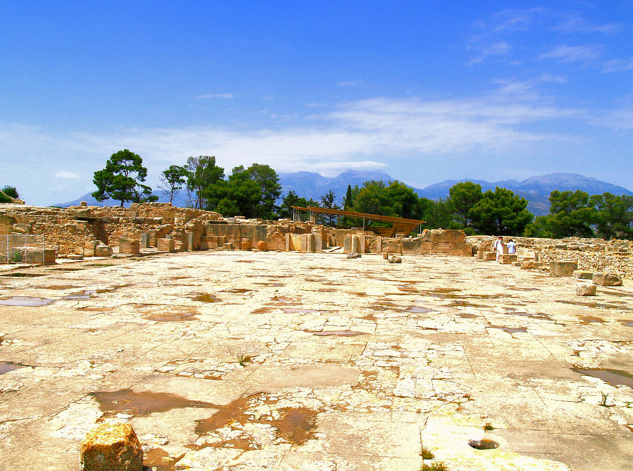 Palast von Festos Fotos