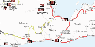 Stadtplan Kritsa Kreta