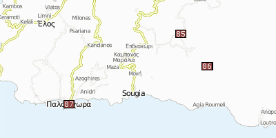 Omalos-Hochebene Kreta Stadtplan