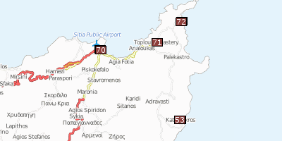 Sitia Stadtplan